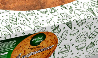 Дизайн упаковки и этикетки для печенья